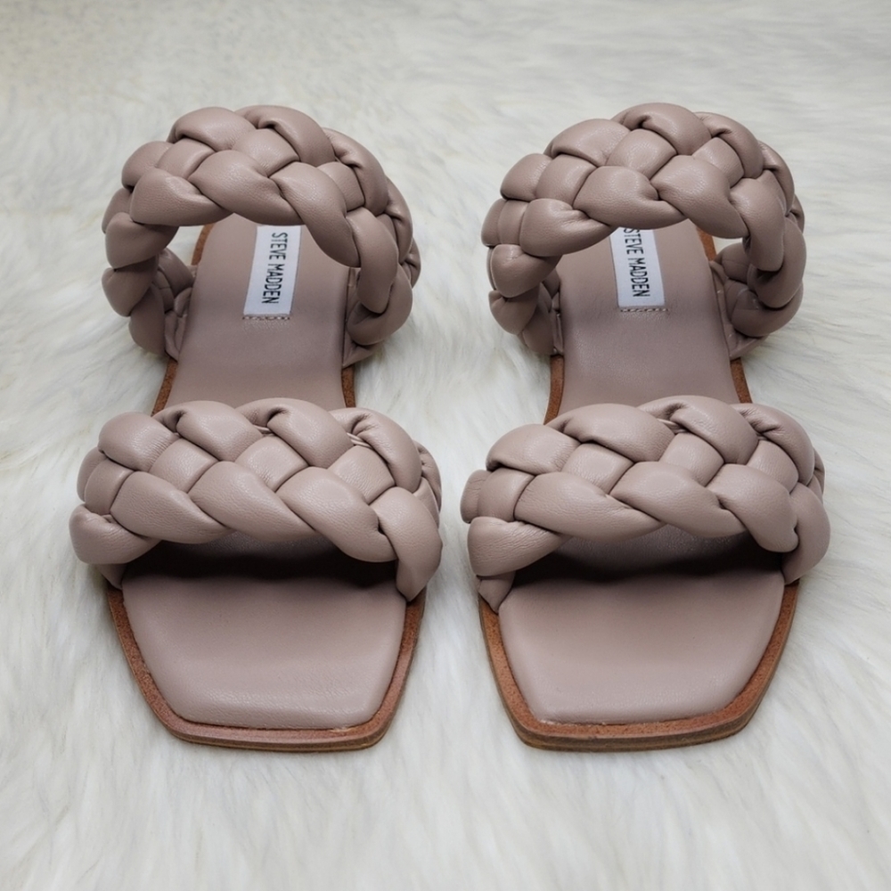 Steve Madden Spain Sandal Taupe - Picture 7 of 16